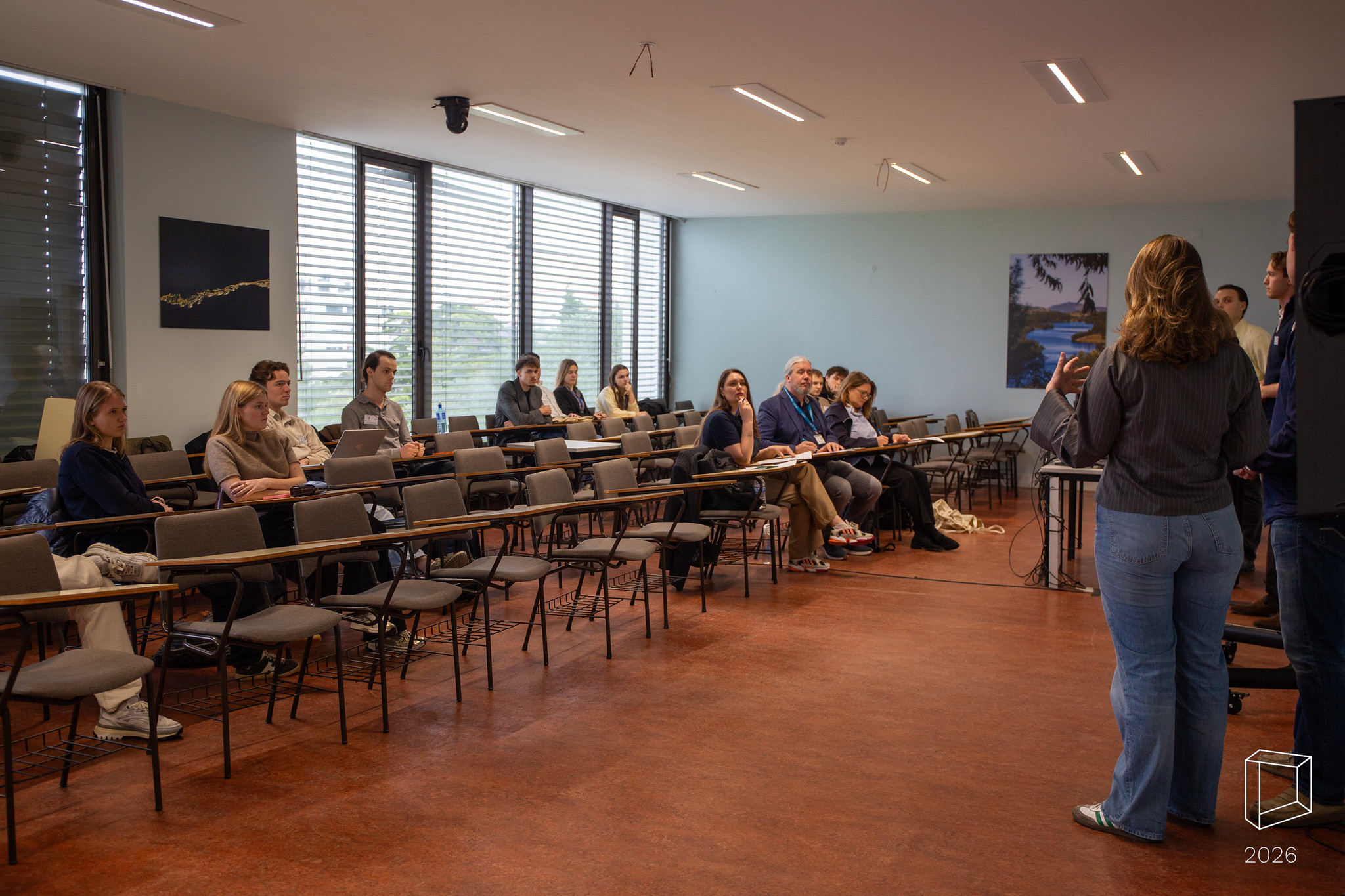 sessões de pitch de estudantes