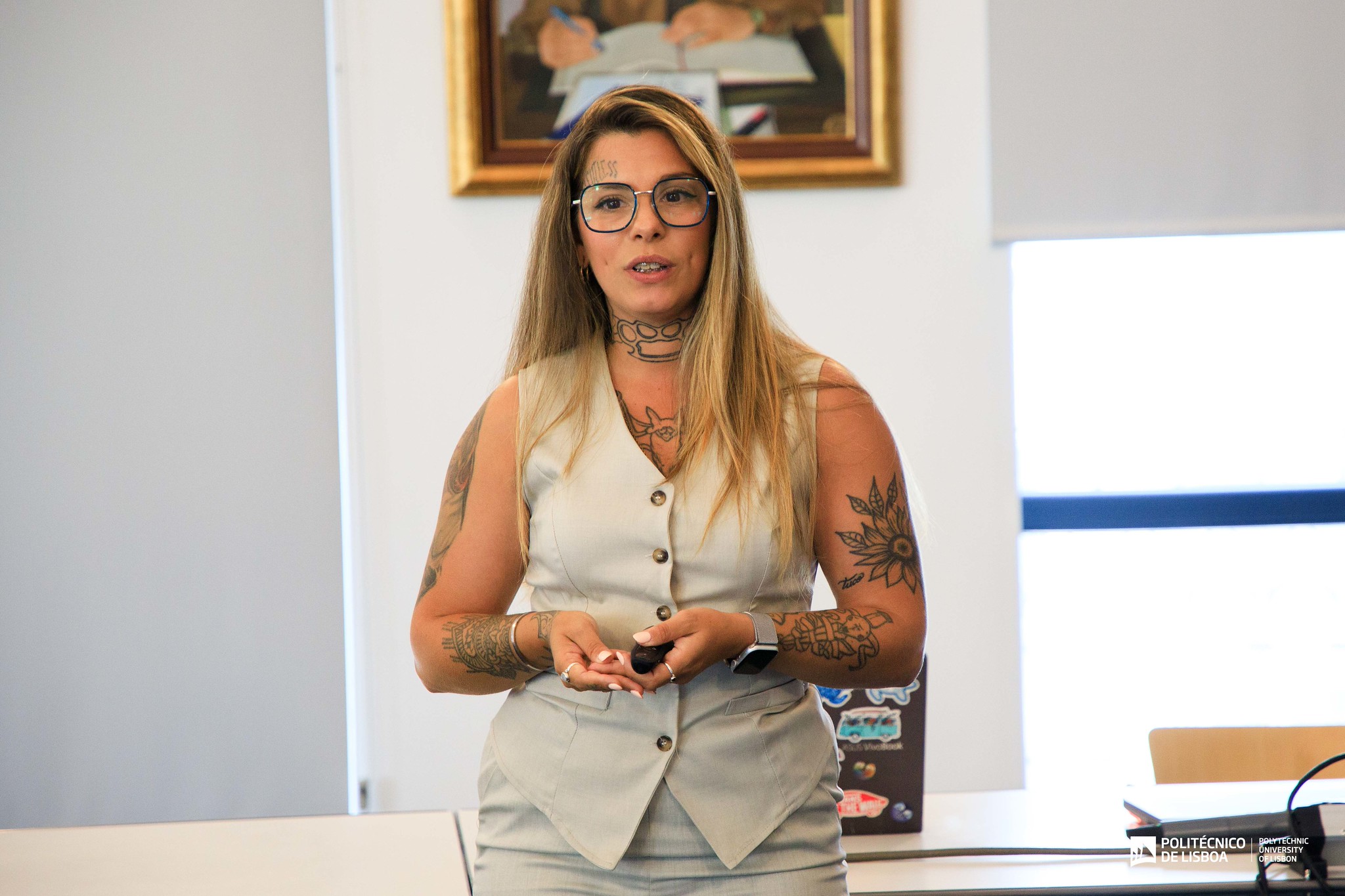 Recém-licenciada em Publicidade e Marketing da ESCS, Catarina Russo - Fotografia da autoria do GCI-IPL