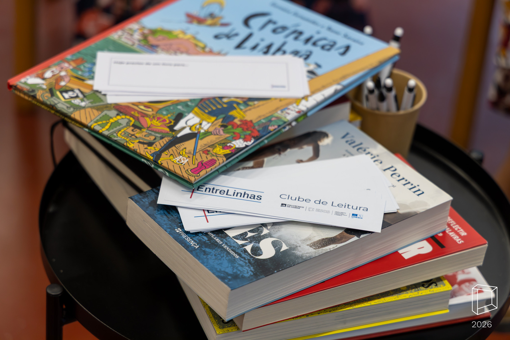 Inicio da 11.ª sessão do clube de leitura EntreLinhas