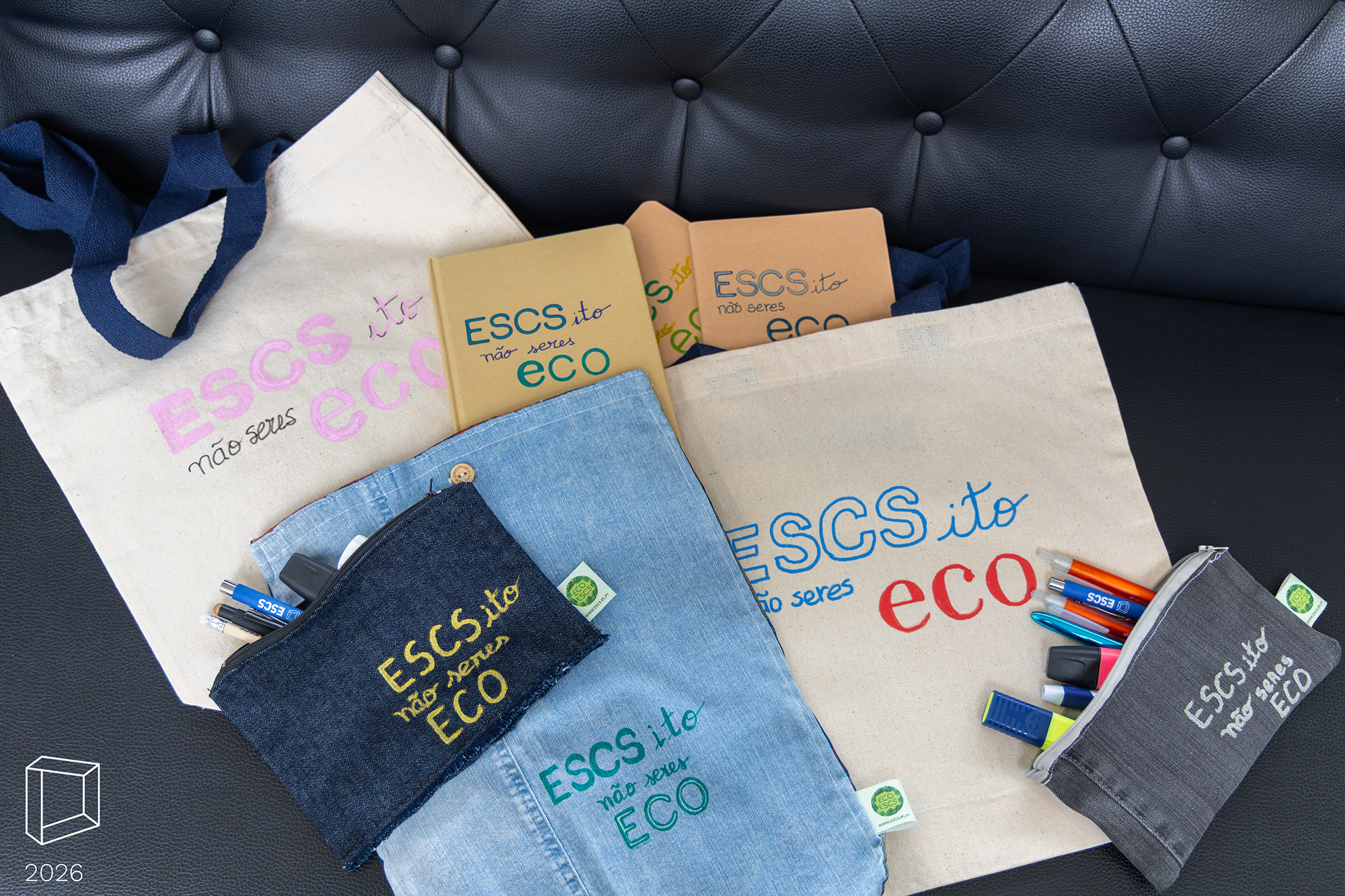 Identidade do lema “É escsito não ser eco!”