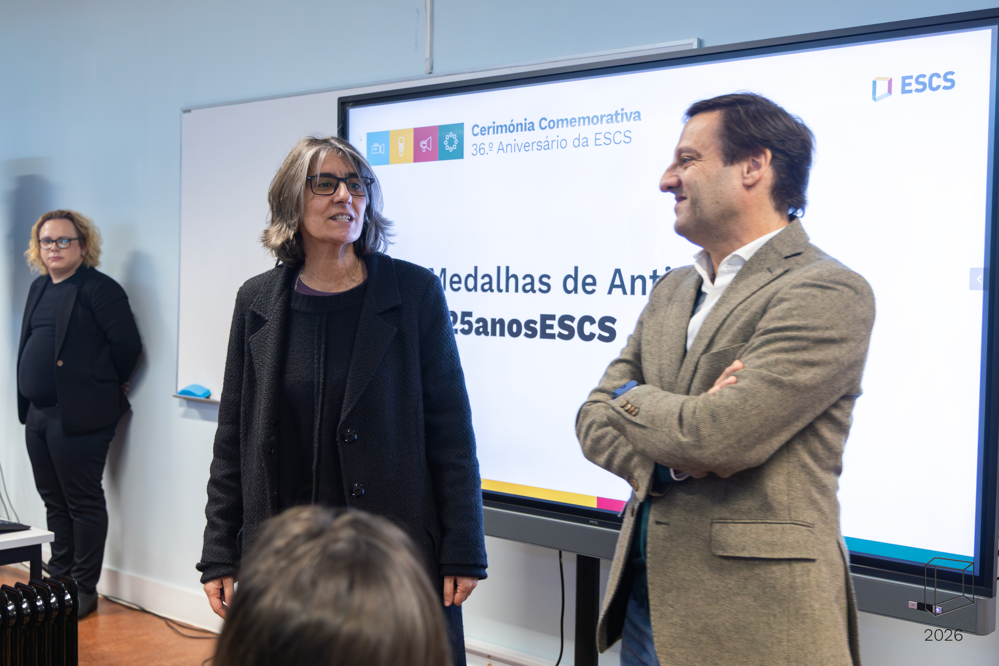 Professora Maria João Centeno e Presidente André Sendin