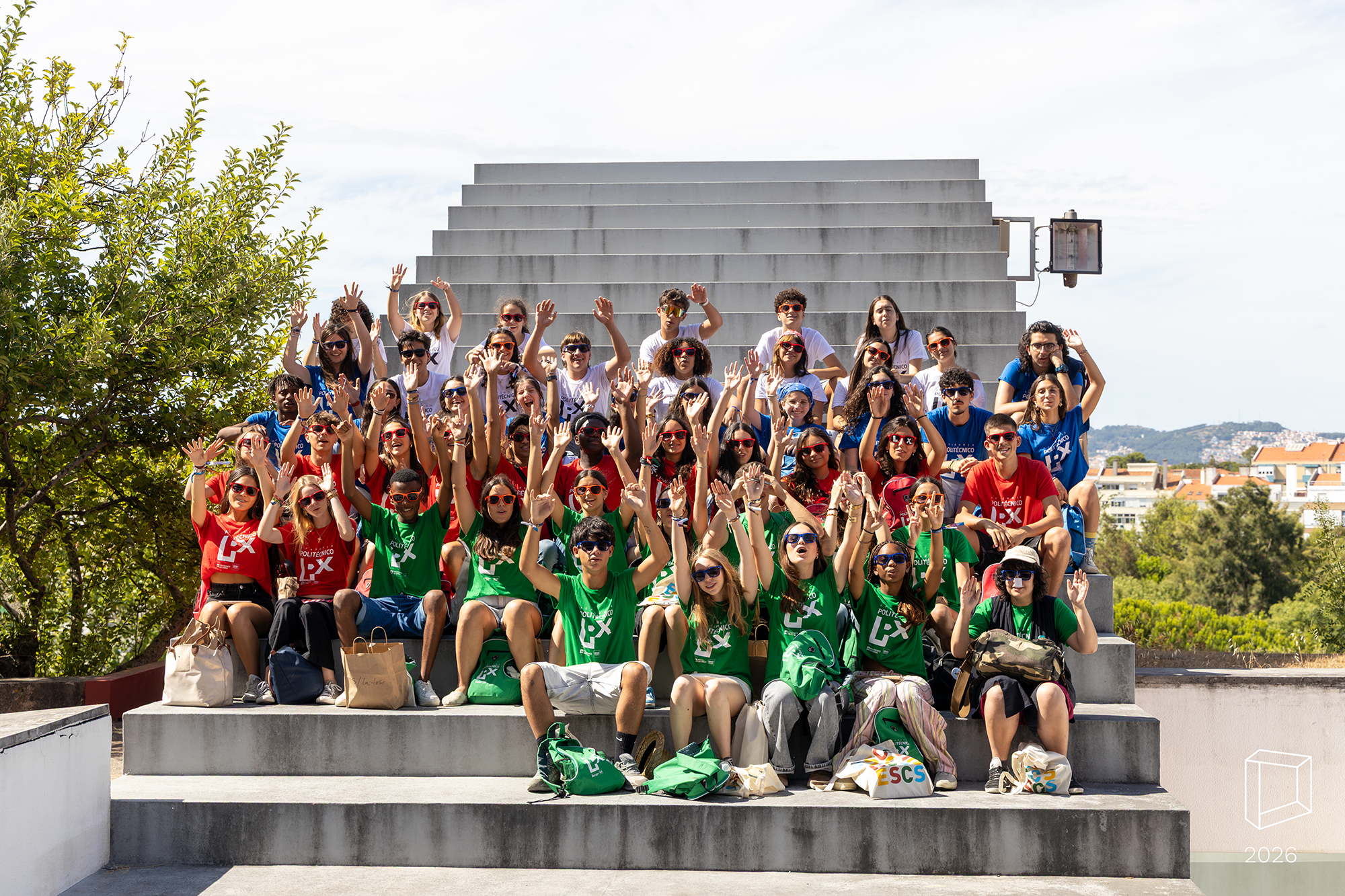 Grupo de 50 estudantes da Academia Politécnico LX