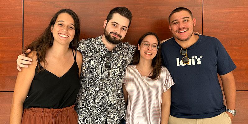 Inês Marques, Rafael Outeiro, Susana Pedro e Guilherme Anastácio