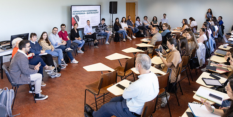 Aula aberta com jornalistas