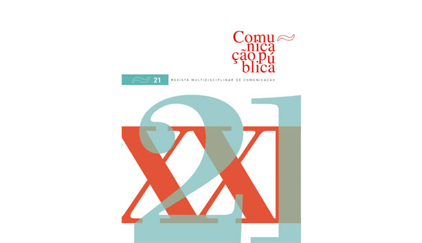 A capa da revista Comunicação Pública é desenvolvida pelo Prof. João Abreu. 
