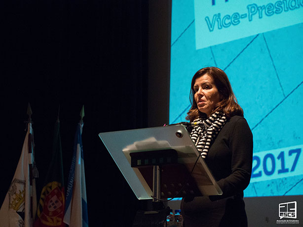 A Prof.ª Doutora Ana Cristina Perdigão, Vice-Presidente do IPL.