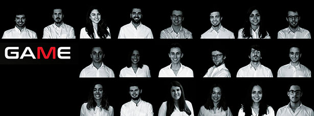 A equipa do GAME - Grupo de Alunos de Marketing da ESCS é, inicialmente, composta por 20 alunos.